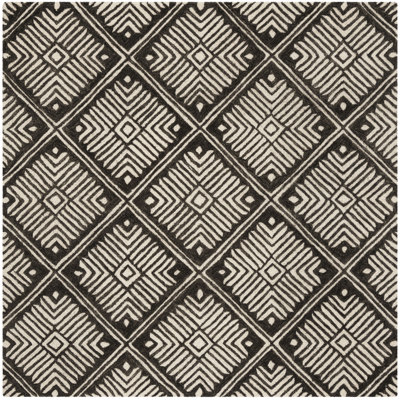 Oldroyd Hand Tufted Wool Geometric Rug