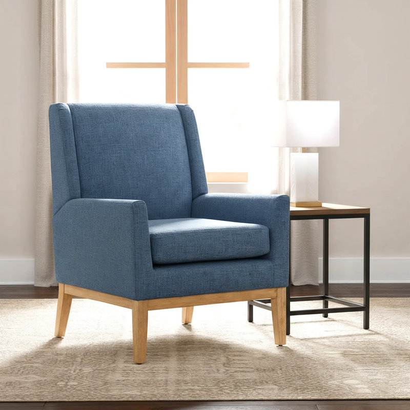 Fauteuil Amazonia, Mélange de polyester bleu