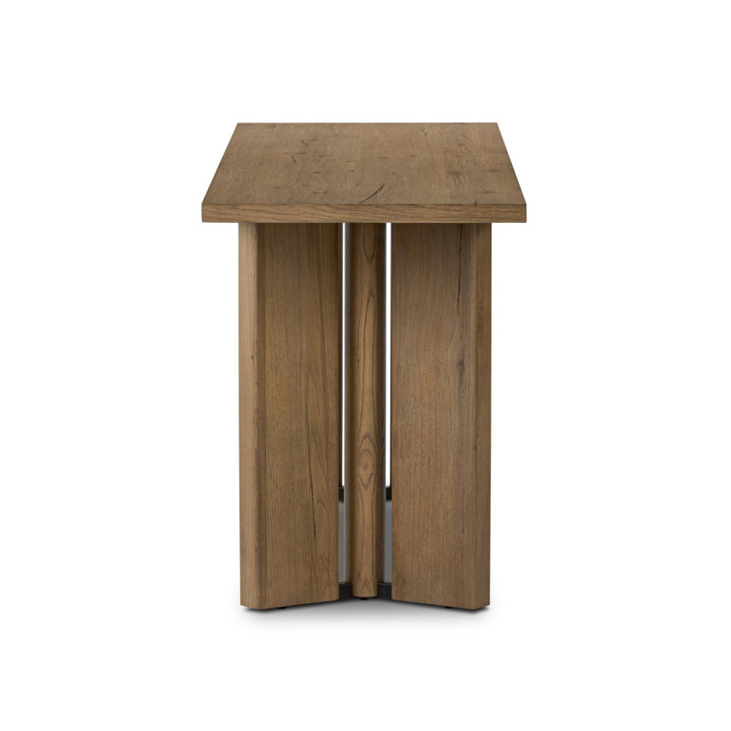 Huxley 78'' W Console Table, Rubbed Light Oak
