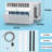 R.w.flame 12,000 Btu U-shape Window Air Conditioner - 6 Functions With Remote, Ultra-quiet Cooling For Bedrooms/home Offices/dorms