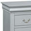 Table de chevet 2 tiroirs Platinum