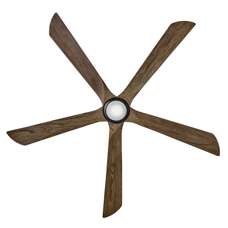 Hinkley Layton Ceiling Fan, Driftwood, Matte Black