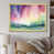 Impression dorée sur toile encadrée