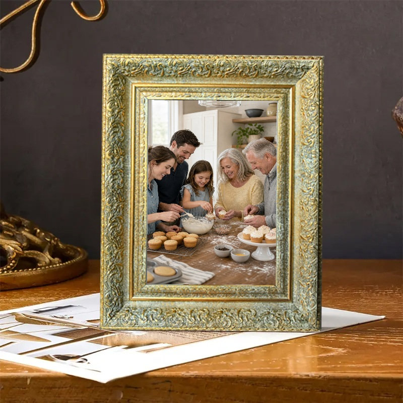 Cadre pour tableau mural 11 pièces x 11 po or antique 11 po x 14 po, Antique Gold, 1, 11" W x 14" H
