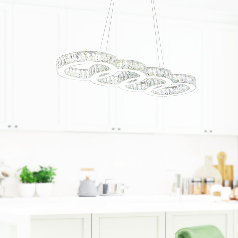 Maxon 1 - Light Chrome LED Unique/Statement Pendant