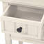 Console étroite, canapé mince avec trois tiroirs de rangement et tablette inférieure-500899996