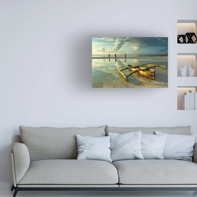 Dan Mirica Fishers In Zanzibar Tanzania Canvas Art