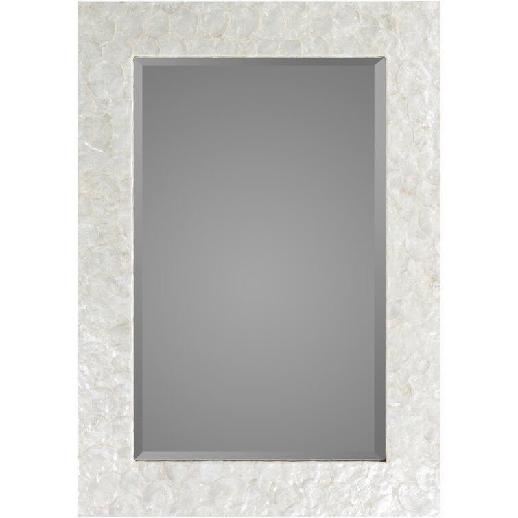 Peel and Stick Mirror tiles, Exclamation Rectangular Design 4 Piece Set Latitude Run