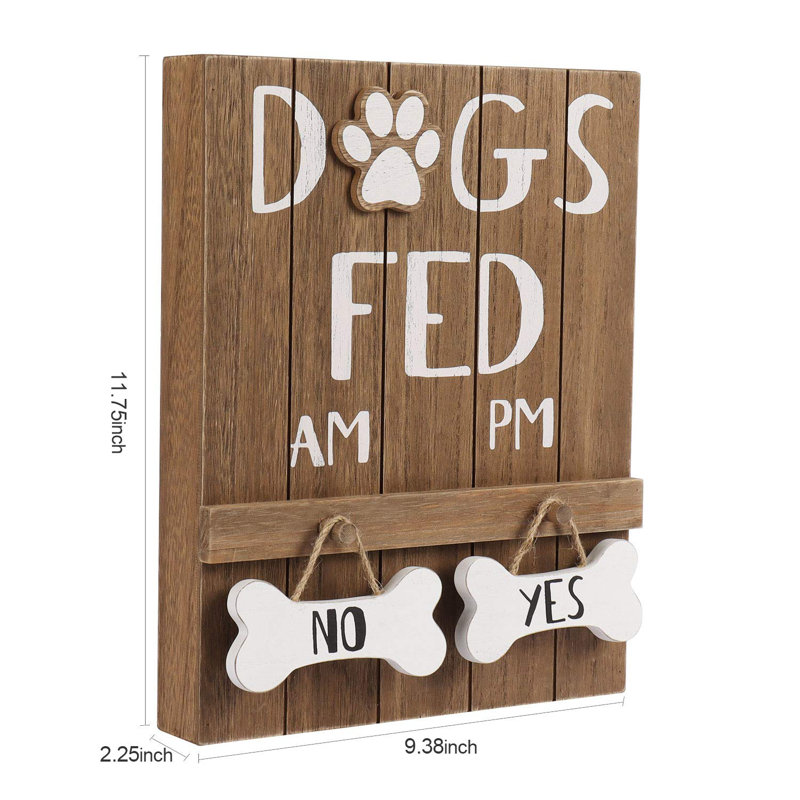 Decorative Dog Meal Scheduler