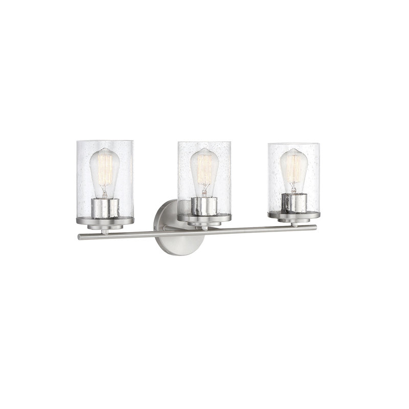 Éclairage de salle de bain à intensité variable 2 lumières Ambroz, Chrome poli