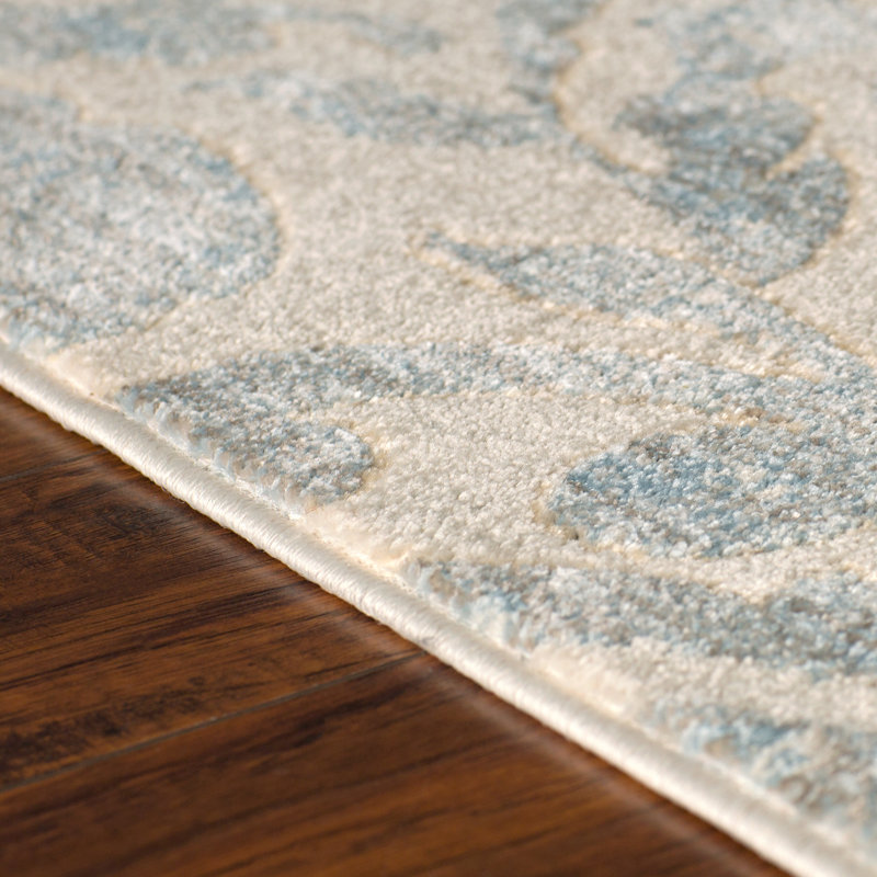 Smartt Floral Indoor Rug, Rectangle 5'3" x 7'6"