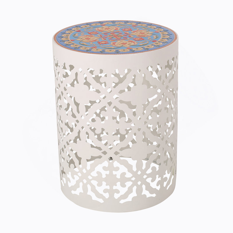 Derryn End Table, White