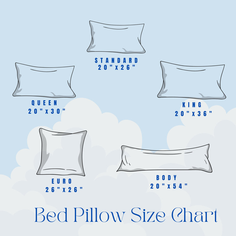 Goose Feather Down Soft-Medium Pillow, Queen