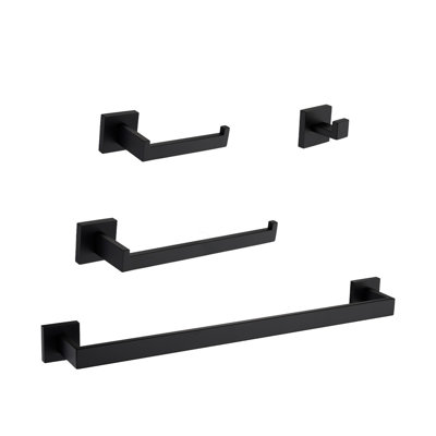 4 - Piece Bathroom Hardware Set