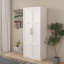 Armoire de cuisine avec 2 portes et 3 cloisons pour séparer 4 espaces de rangement-1745630089