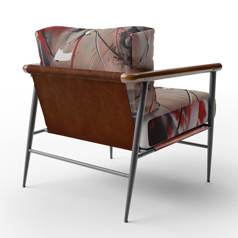 Fauteuil d'appoint Curci - Fractals, Noir, noir, noir, noir