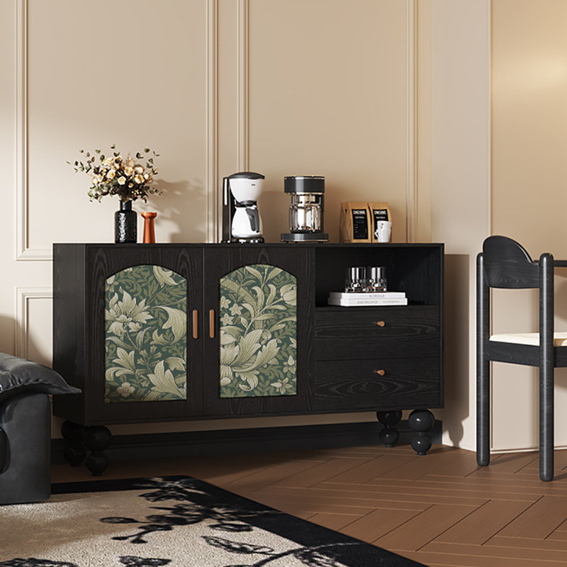 Buffet grande capacité 59,1 po, Noir