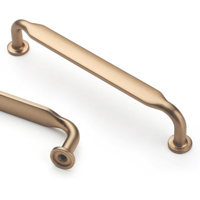 10 Pack 5 Inch(128Mm) Champagne Bronze Kitchen Cabinet Handles, Cabinet Pulls Kitchen Cabinet Hardware For Cupboard Drawer Pulls