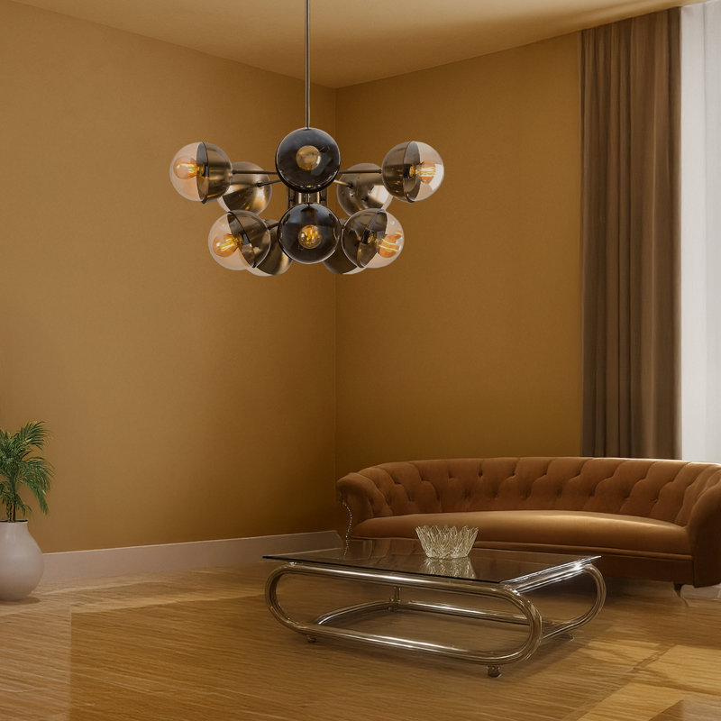 Lustre luxueux 10 lumières