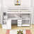 Haizley Kids Twin Loft Bed with Drawers-556665872