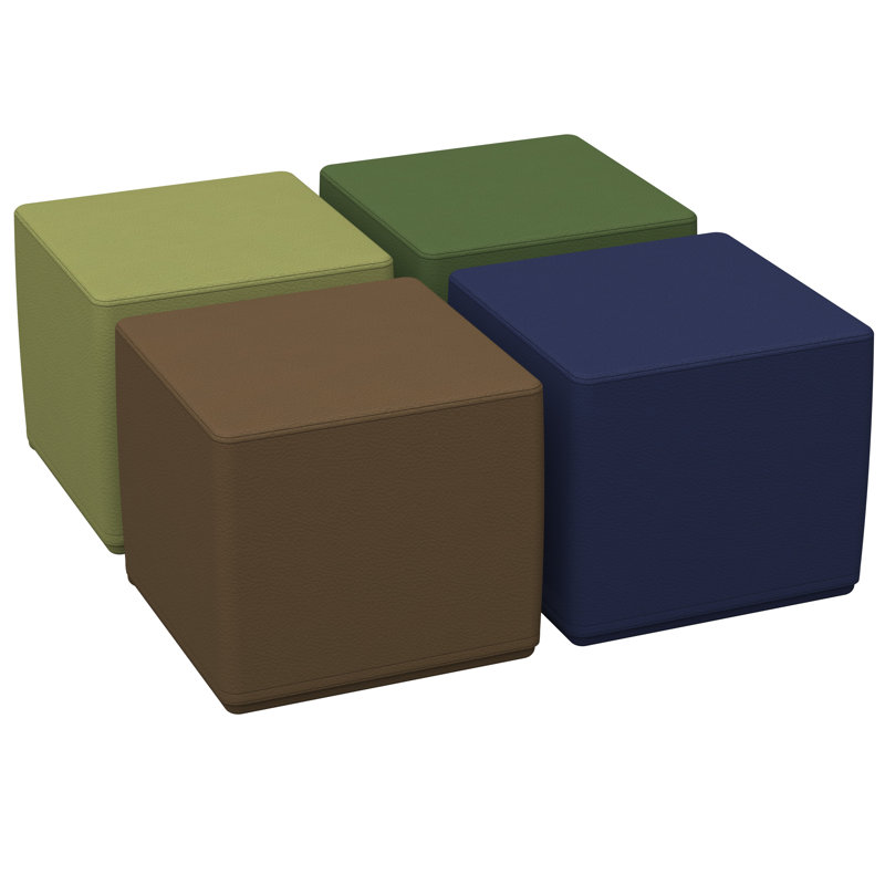Coussin 4 pièces SoftScape, Ton de couleur terre, H 16 po x l 18 po x P 18 po