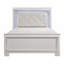 Tête de lit à tête de lit touffetée à grand lit 1 pièce Glamour Design Furniture