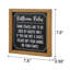 Bathroom Rules Wood & Metal Bathroom Wall Decor