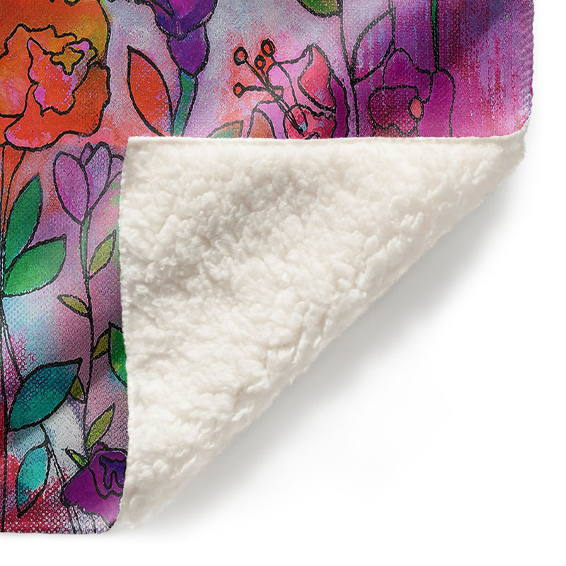 Couverture sherpa doux et filaire, l 51 po x L 60 po