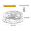 Ventilateur de plafond en cage 19,29 "avec télécommande et 4 ampoules à intensité variable Zailey