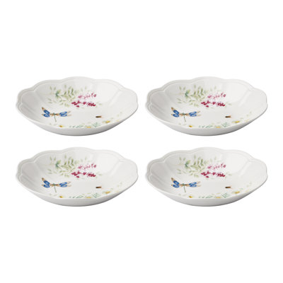 Butterfly Mdw Herbs Dw Pasta Bwl S/4