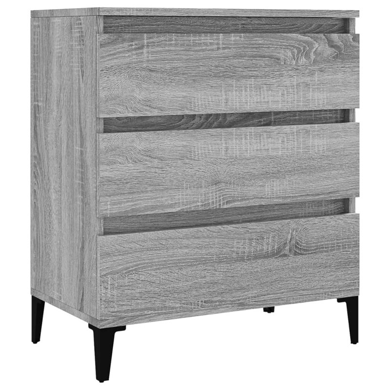 Caraban 60cm Sideboard, Grey/Black