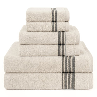 Luxury Extra Soft 100% Cotton 6 Piece Bath Towel Set