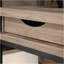 Bureau en L, finition brune