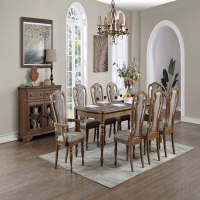 Traditional Style Oak Finish 1pc Server Drawers Storage Cabinet Wooden Furniture Dining Room Furniture