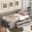Lit de jour avec tiroirs et tablettes-129387994-129387996