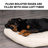 Faux Lambswool Crate Bolster Pet Bed-82536329-82536331