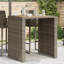 Table de bar Vidaxl Garden - gris-116118490-116118494