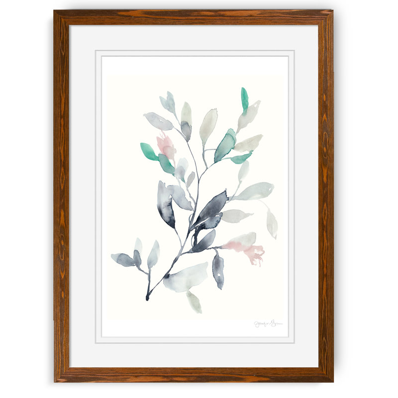 « water branches ii » par paul cezanne-photo, reproduction d’art encadrée, H 30 po x l 22 po x P 1,25 po, Blanc