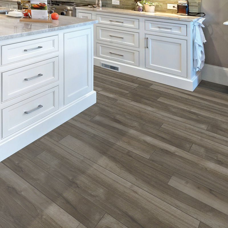 Juniper 6 in. x 36 in. Matte Porcelain Wood Look Floor and Wall Tile, Bruma
