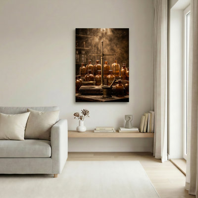 «Vintage Apothecary», reproduction d'art sur toile, ensemble de 1
