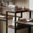 Industrial style oversized multi-layer computer desk. Computer desk with multiple layers, dual storage area gaming table, storage rack-1166996061