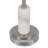 37" Bari Silver Marble Lamp
