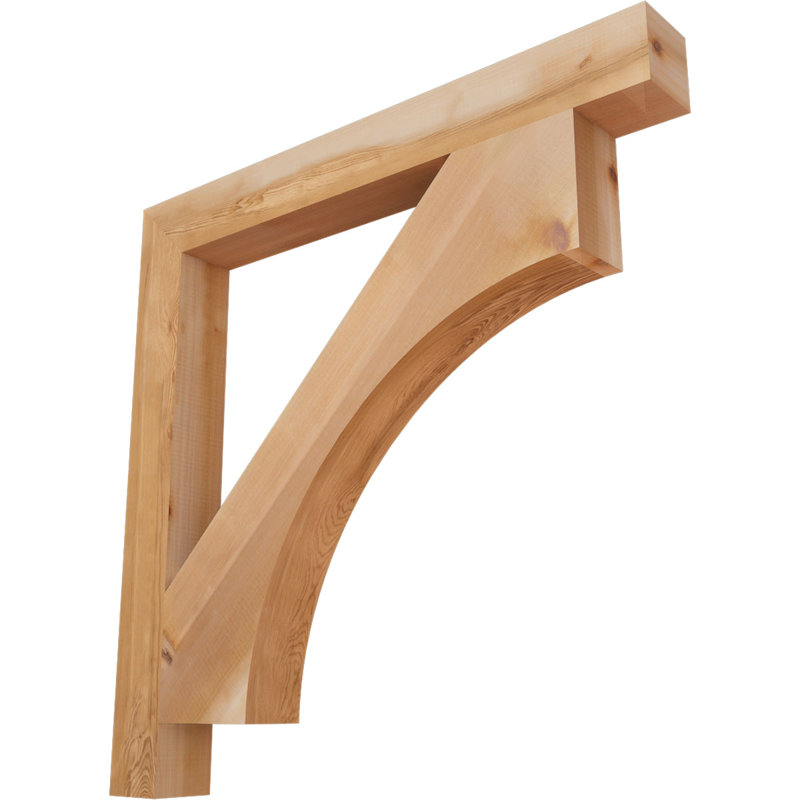 Support Westlake Block, Cèdre rouge de l'Ouest (lisse), H 36 po x l 3,5 po x P 36 po