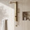 Panneau de douche Gardenia Retrofit 39,38 "avec pomme de douche fixe