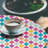 Gracie Oaks Geometric Fitted Round TableclothMulticolor 74647-1200425037