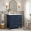 Meuble-lavabo de salle de bain avec lavabo style rétro-2089190543