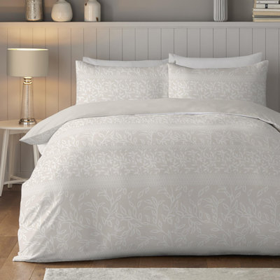 Ophelia 100% Recycled Polyester Floral Duvet Cover Set with Pillowcases