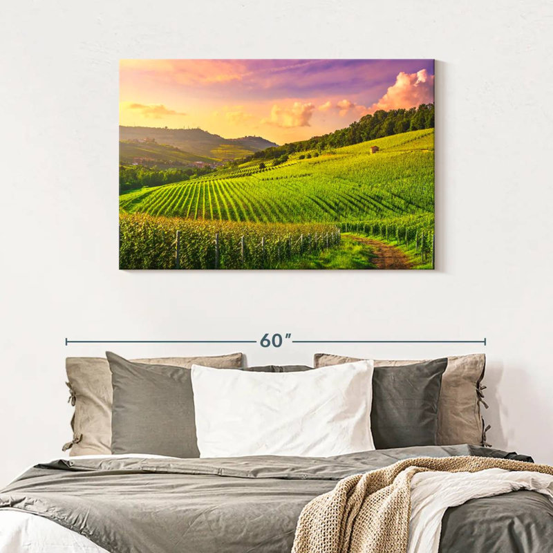 Alvord Vineyard In Langhe, H 30 po x l 45 po