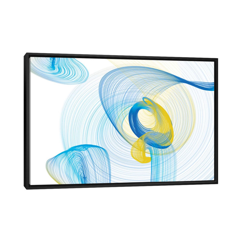 « contact light light ii », impression sur toile, H 18 po x l 26 po x P 1,5 po, Toile encadrée noire, Pas de tapis