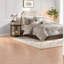 Luxurious 7-piece Polyester Bedding Set, Modern Design